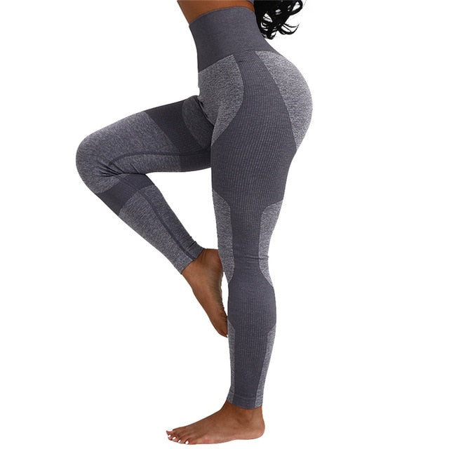 niuwa Athletic Women's Essential High Waisted Yoga Leggings Workout Running  Pants Tummy Control Butt Lifting Tights (Gray, XL) at  Women's  Clothing store