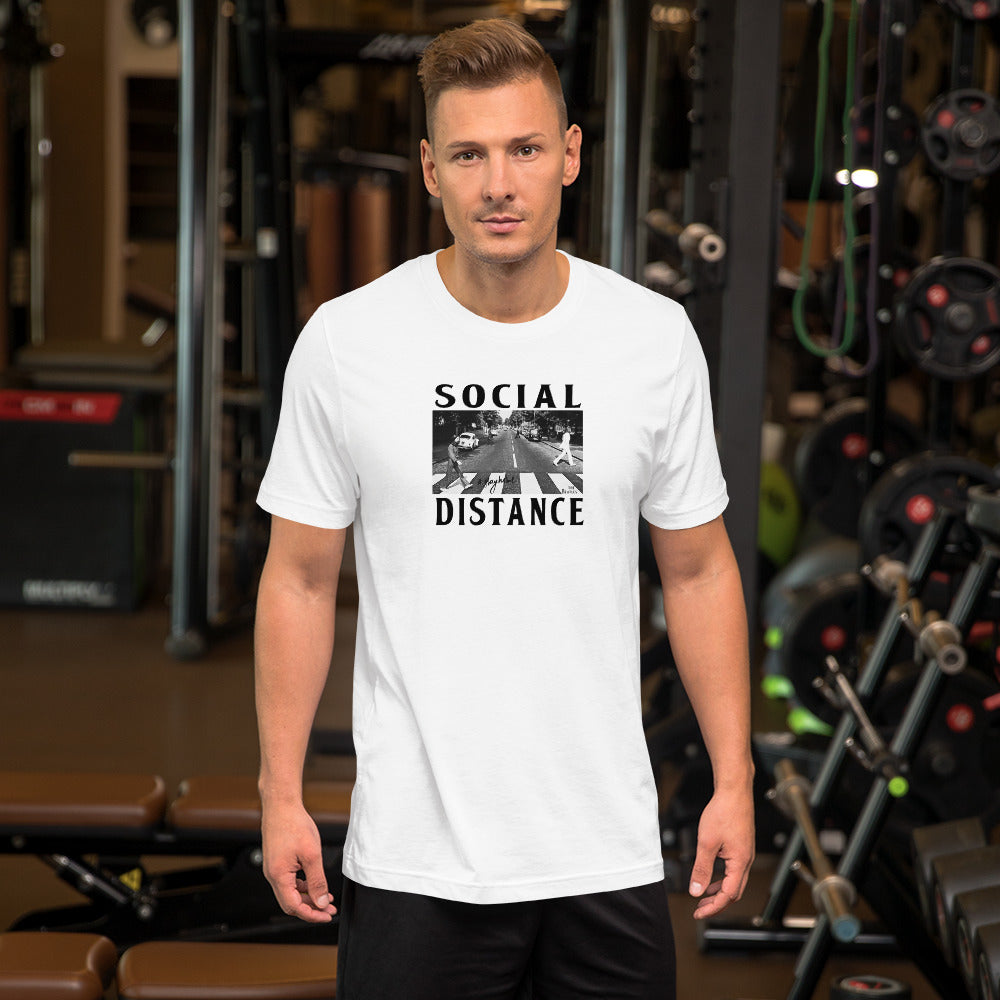 Social Distance Short-Sleeve Unisex T-Shirt