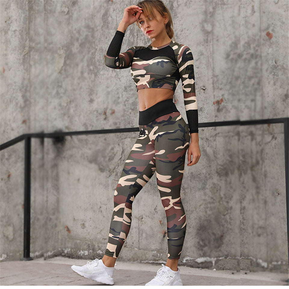 Sportswear For Women Two Piece Set Gym Leggings – TANIAS TRENDS
