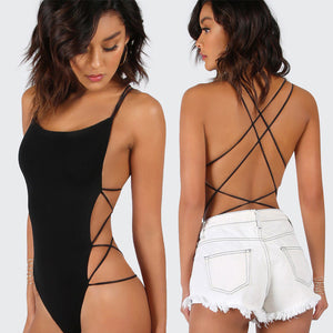 Sexy Bathing Suit Backless Party Trousers